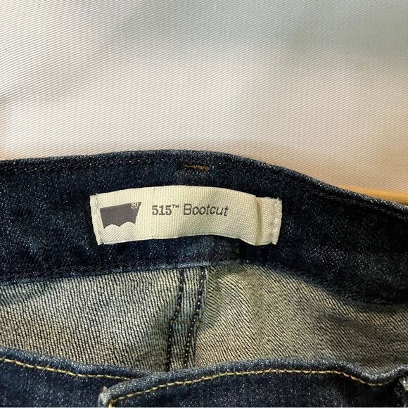 Levis Reworked Distressed Patchwork Jeans 515 Bootcut - Picture 7 of 11